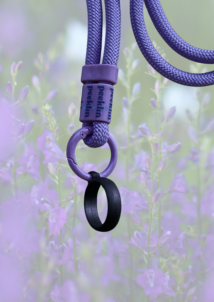 Peeklin Purple Lanyard
